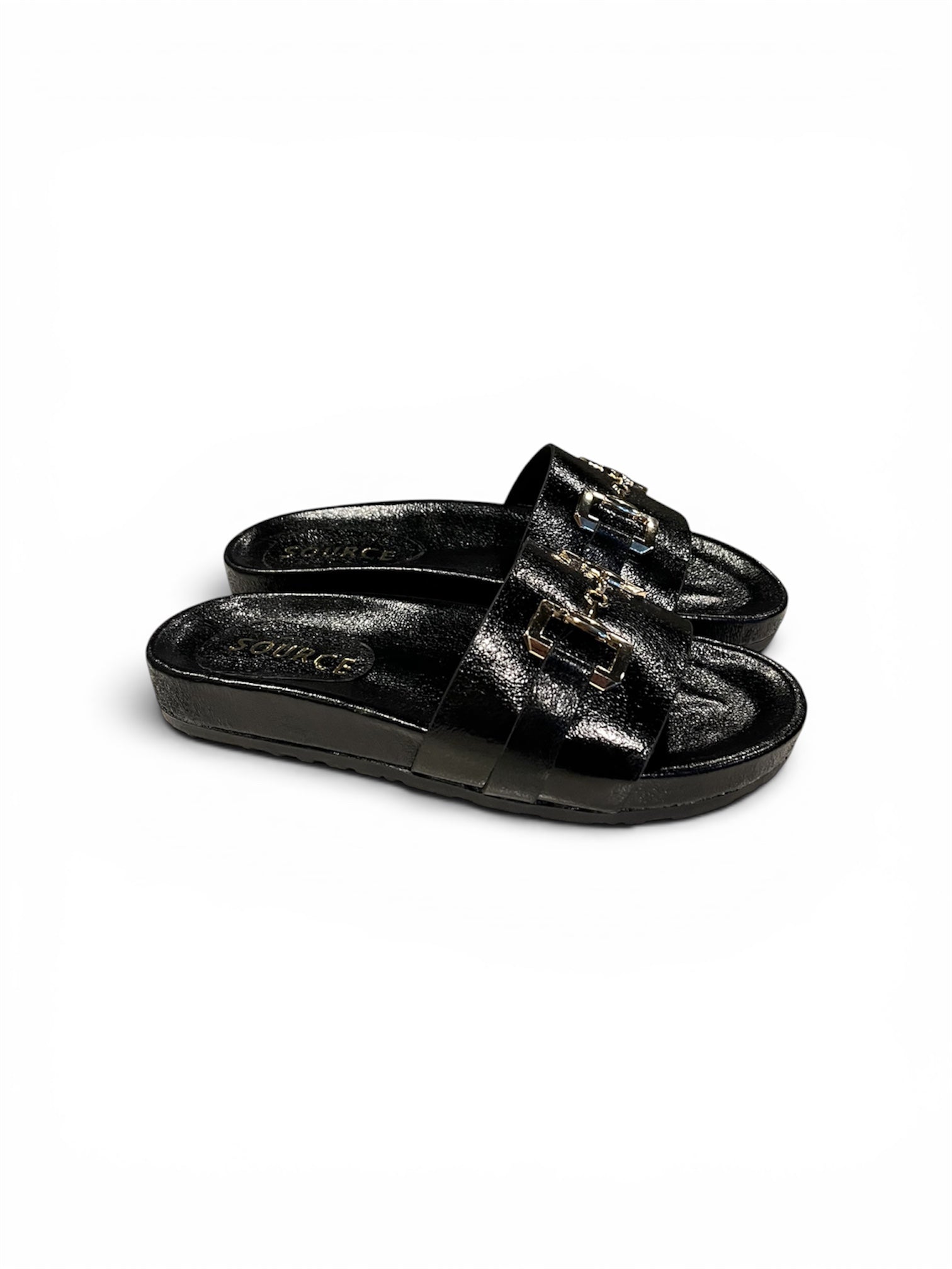Clasp Metallic Slide Black Source