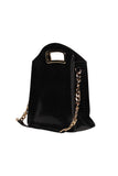 Black Croc Ruby Chain Shoulder Bag Source