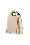 Ivory Croc Ruby Chain Shoulder Bag Source