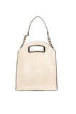 Ivory Croc Ruby Chain Shoulder Bag Source