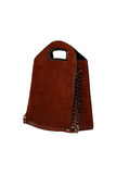 Cinnamon Croc Gia Shoulder Bag Source