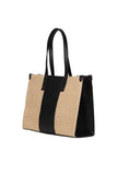 Midnight Black Ivy Woven Shoulder Bag Source
