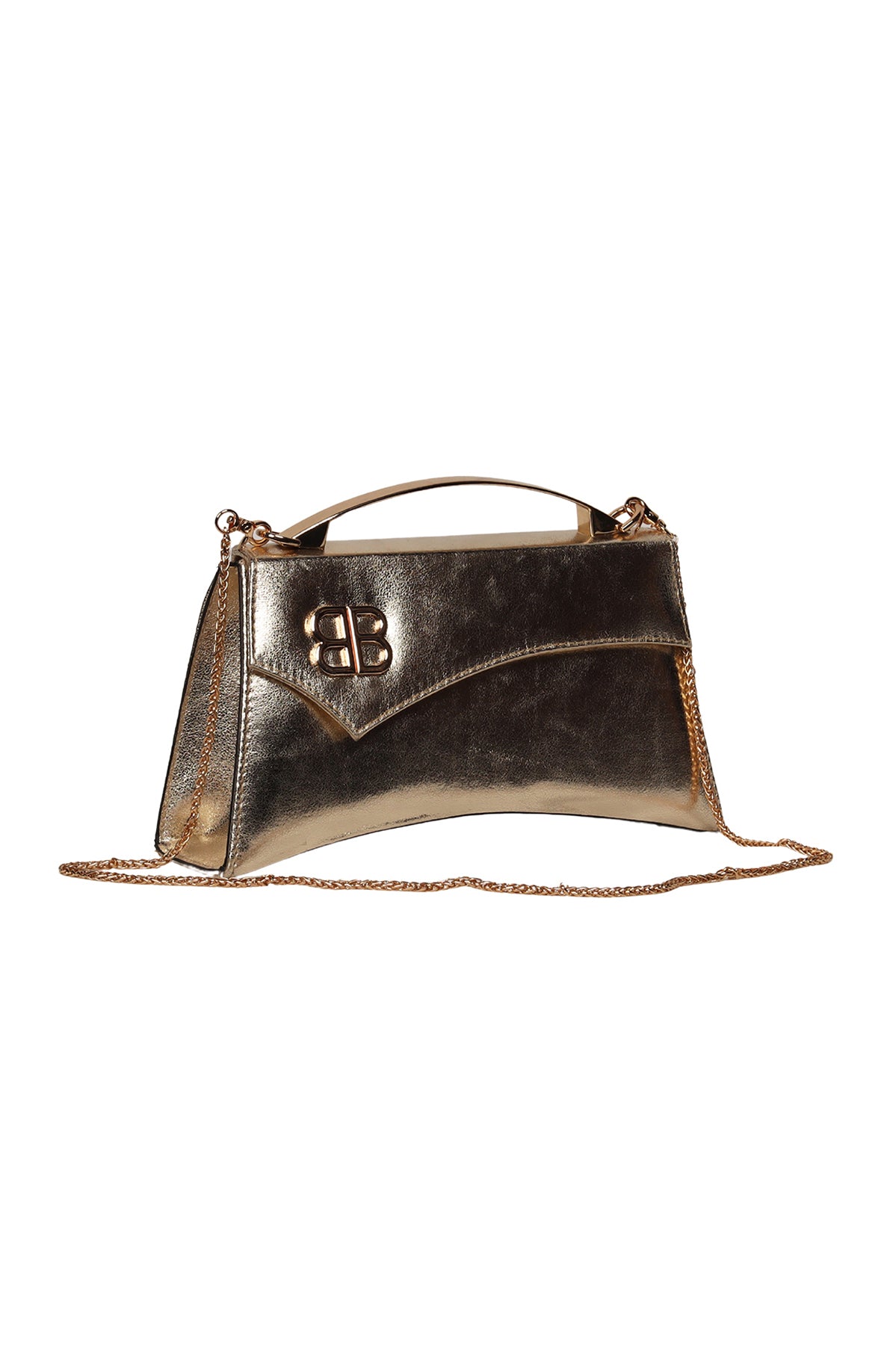 Gold Radiance Curve Clutch Source