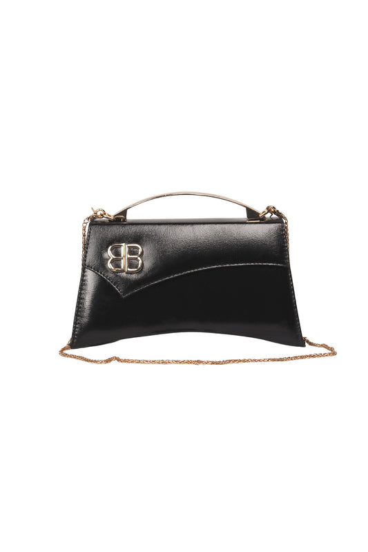 Black Midnight Curve Clutch Source