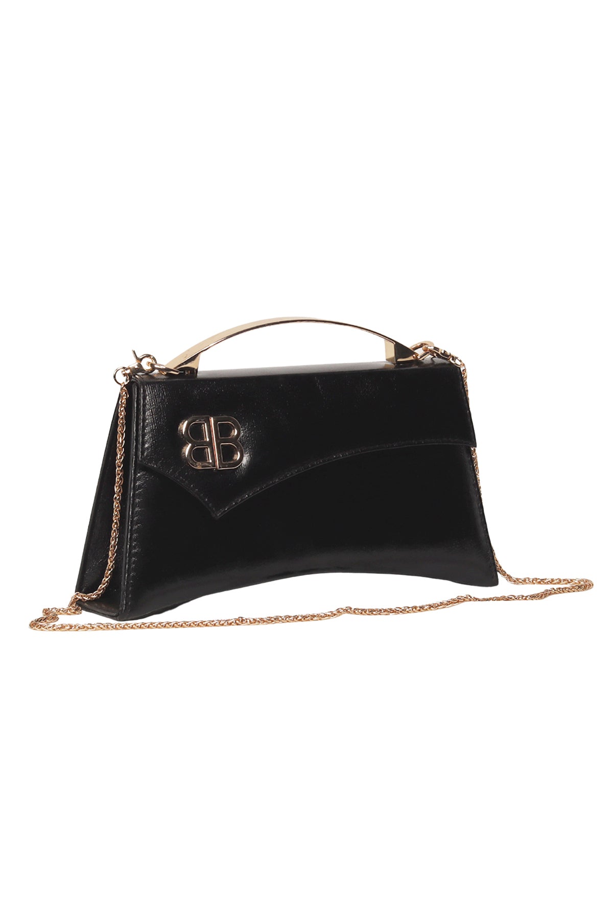 Black Midnight Curve Clutch Source