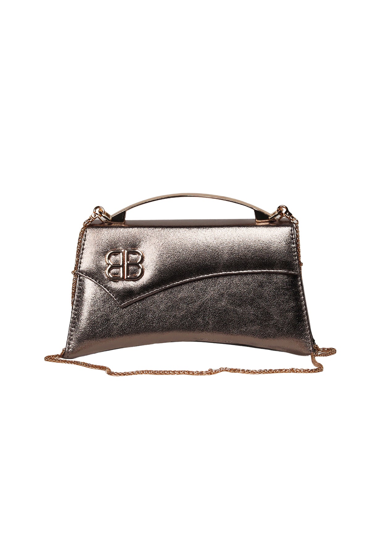 Bronze Night Curve Clutch Source