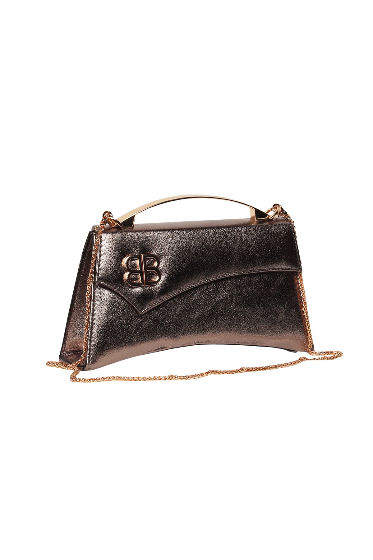 Bronze Night Curve Clutch Source