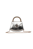 Silver Celeste Mini Top Handle Bag Source