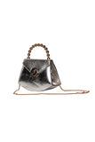 Silver Celeste Mini Top Handle Bag Source