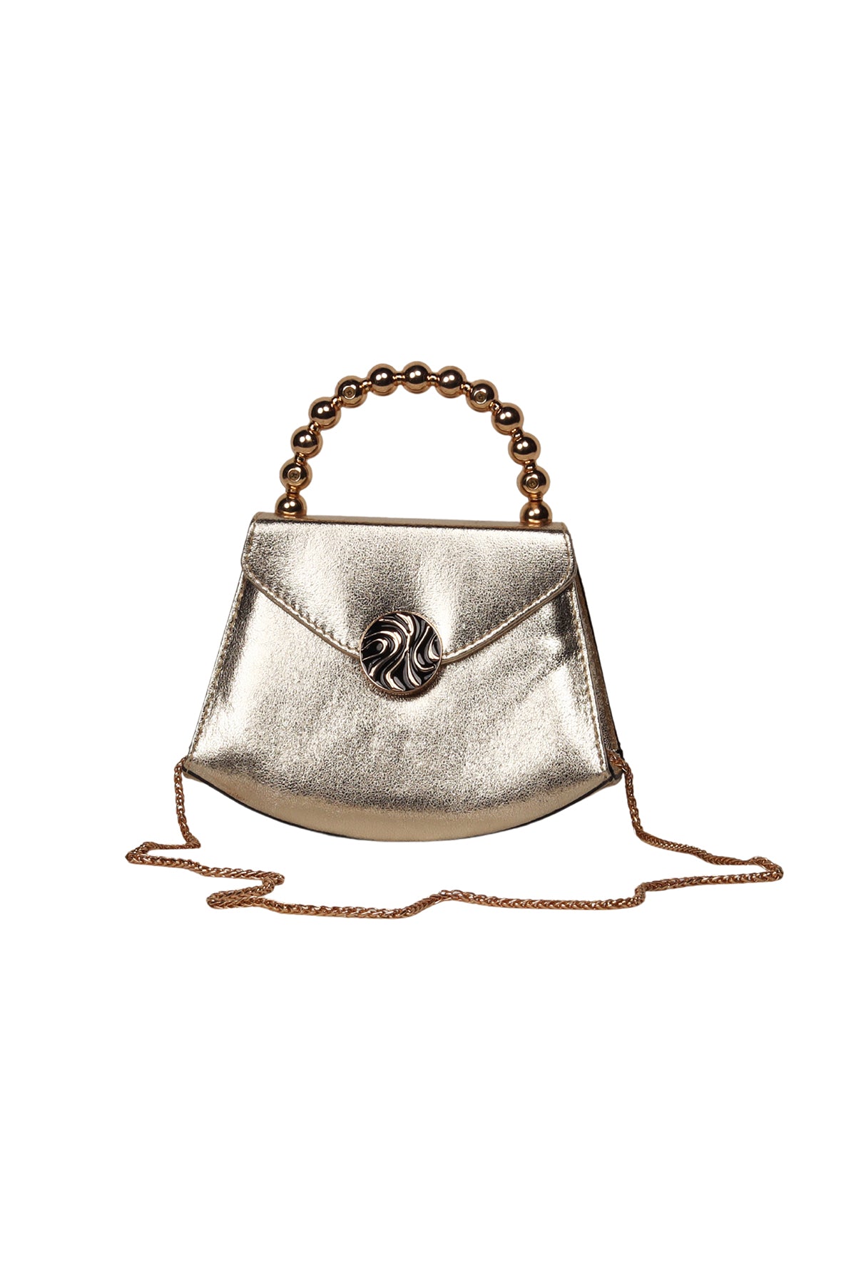 Gold Venus Mini Top Handle Bag Source