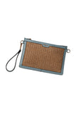 Dusty Teal Amira Clutch Source