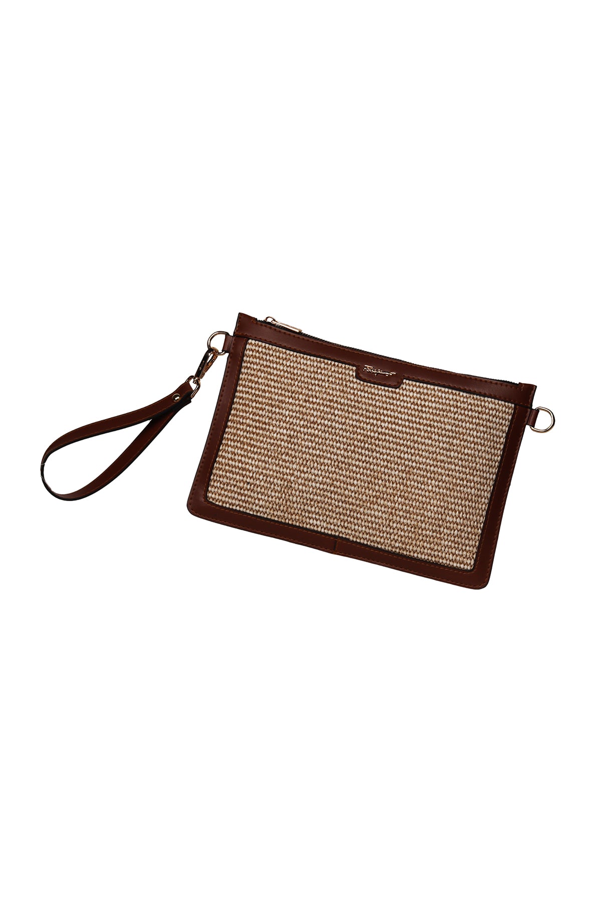Cocoa Lana Woven Clutch Source