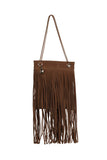 Chestnut Madison Fringe Shoulder Bag Source