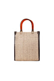Beige Amelia Woven Handle Bag Source