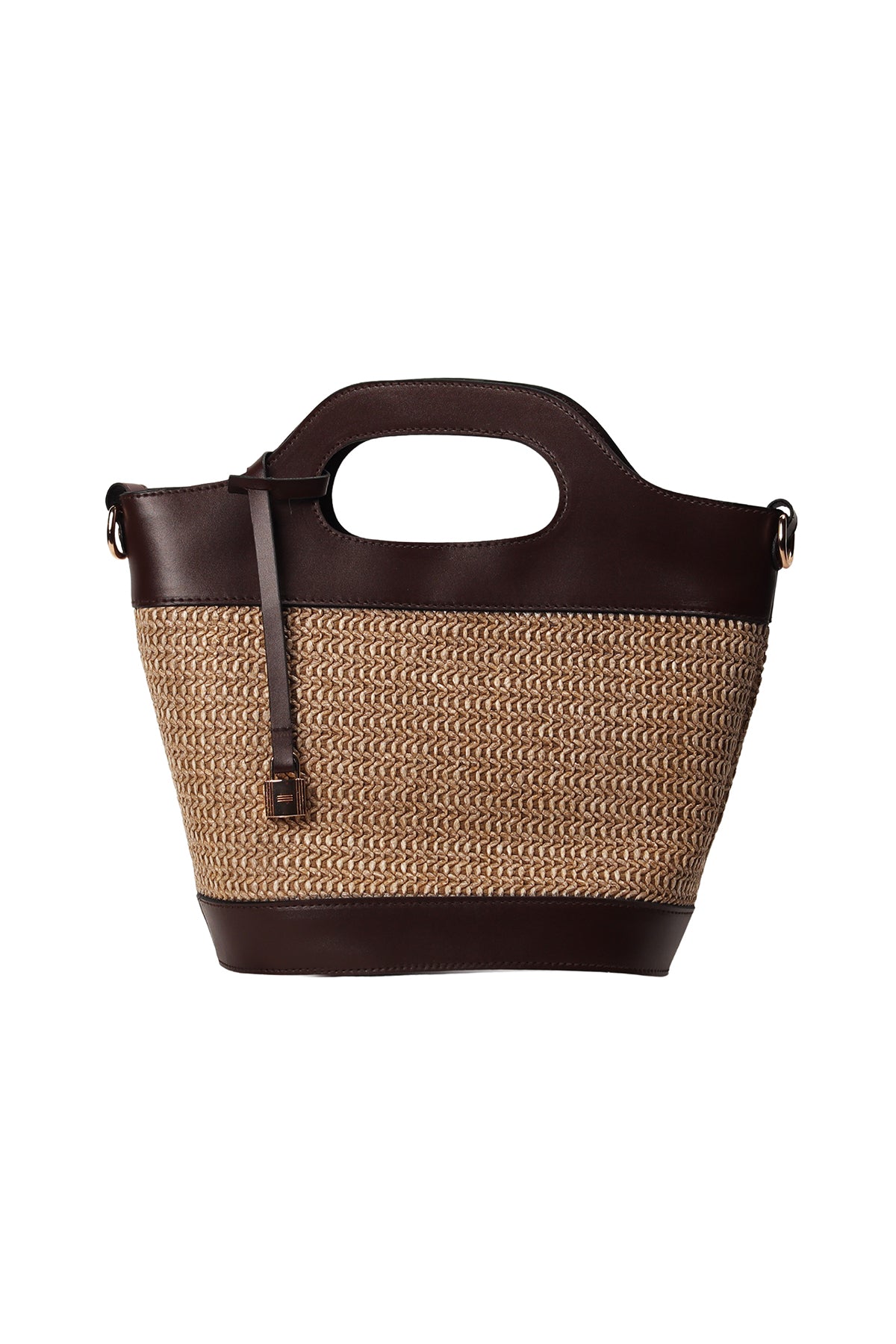 Mocha Bella Lock Tote Source