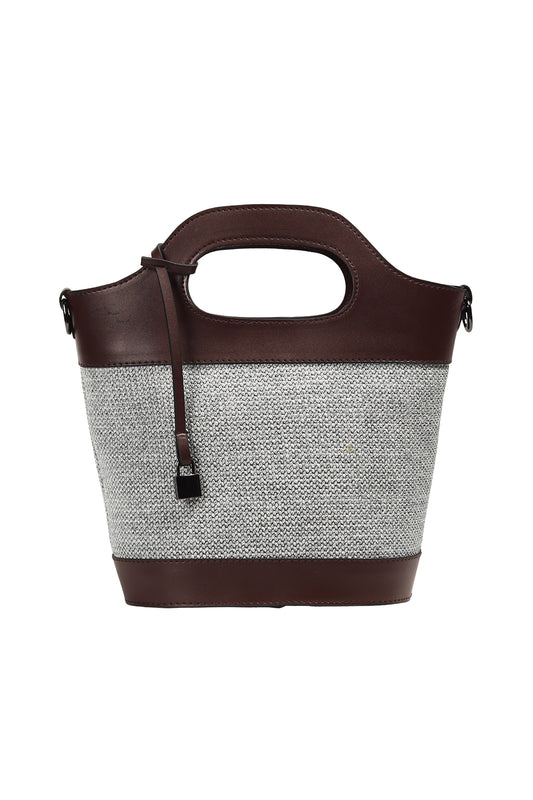 Ice Grey Basket Tote Source