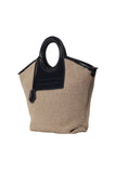 Beige Havana Round Handle Tote Source