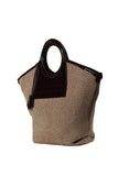 Espresso Havana Round Handle Tote Source