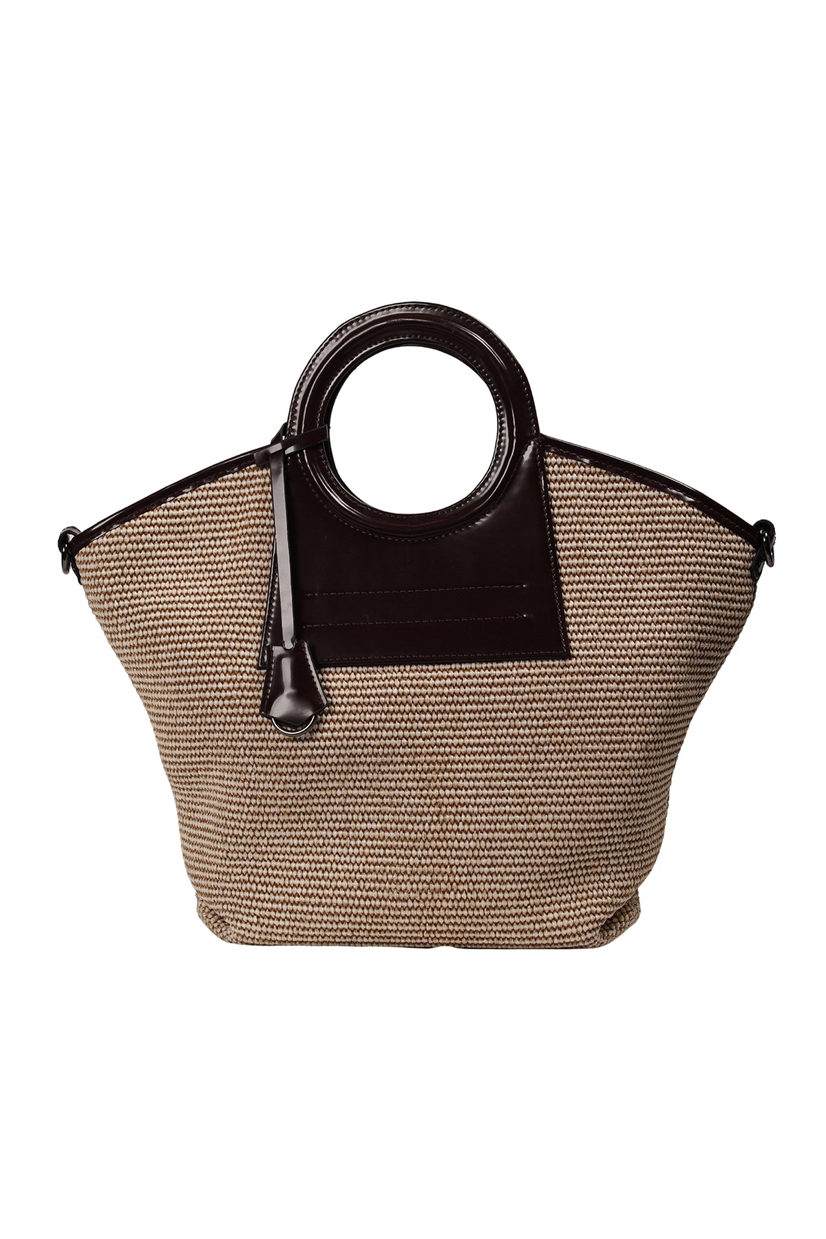 Espresso Havana Round Handle Tote Source