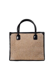 Beige Noir Medusa Handbag Source