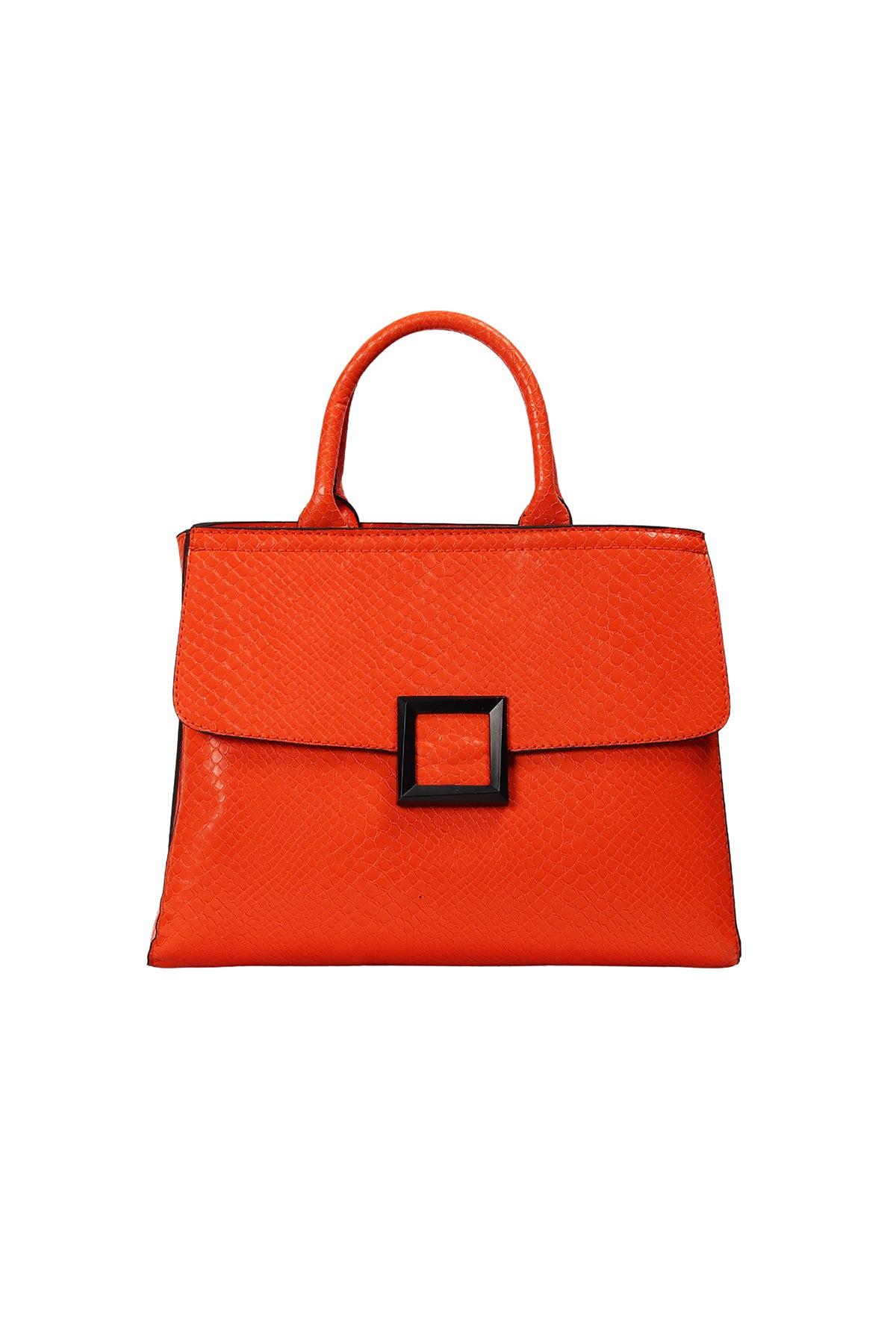 Fiery Orange Python Bella Handbag Source