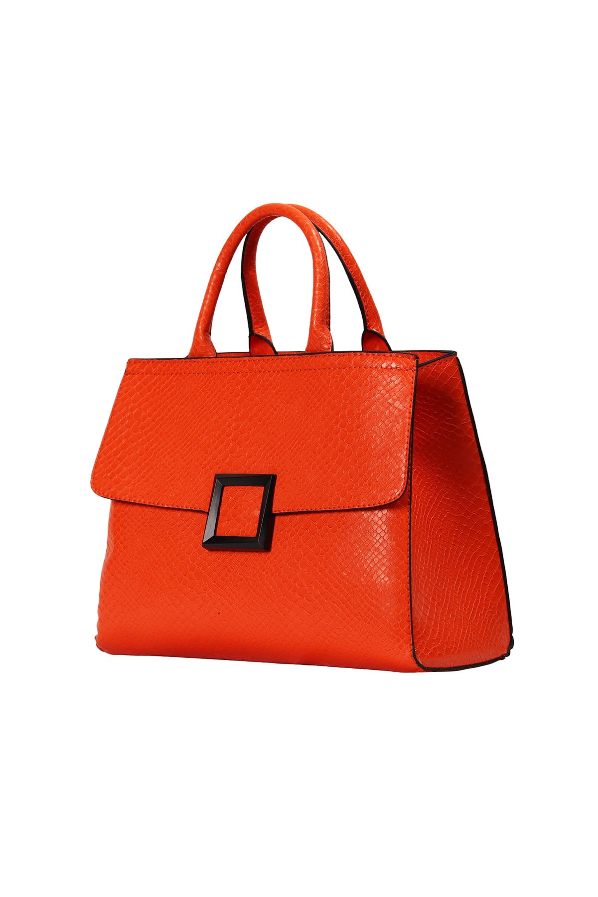 Fiery Orange Python Bella Handbag Source