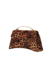 Leopard Gold Handle Clutch Bag Source