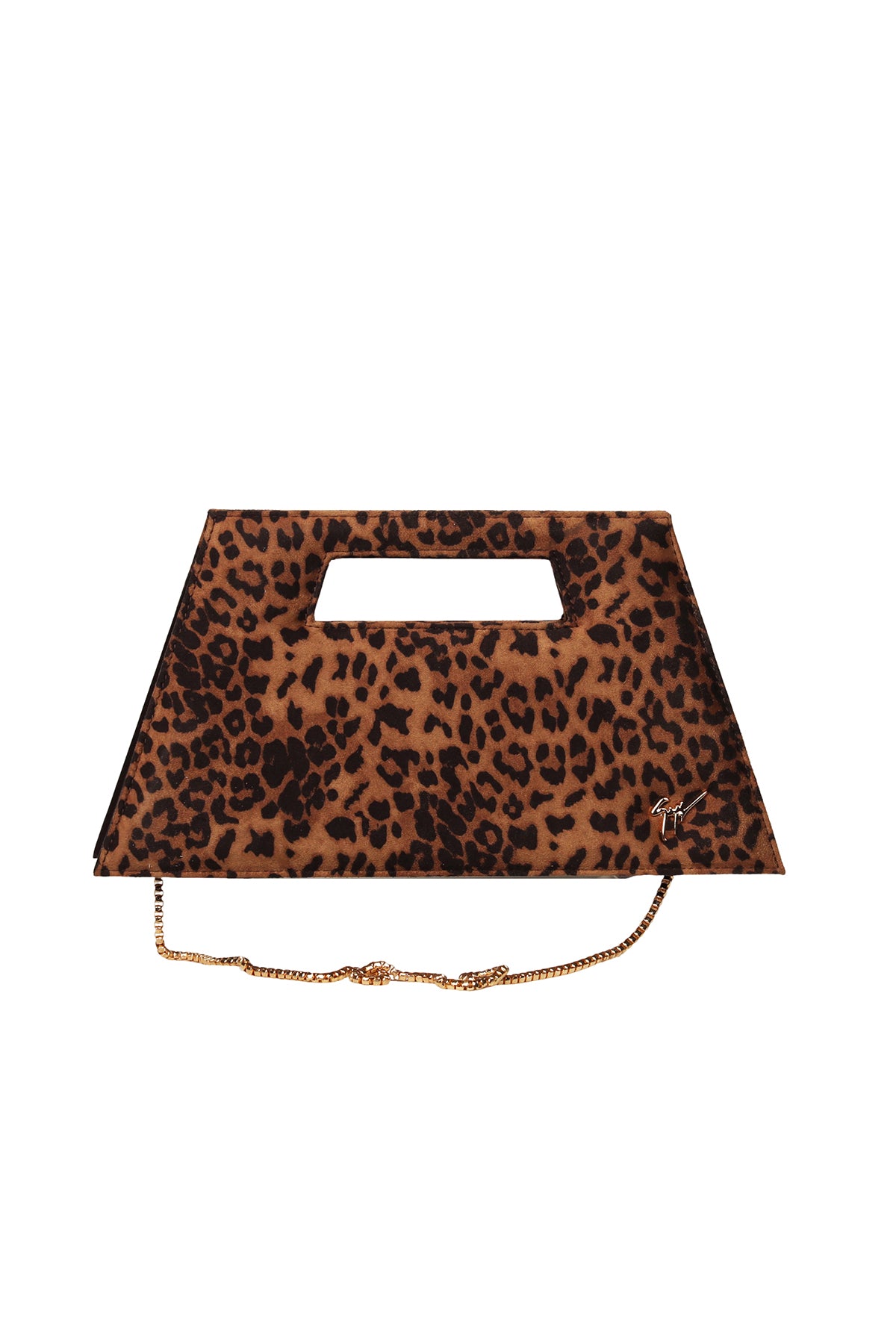 Leopard Edge Cut-Out Clutch Bag Source